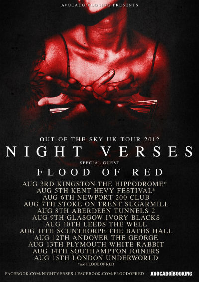 Night Verses: White Rabbit, Plymouth: 13/08/12 5