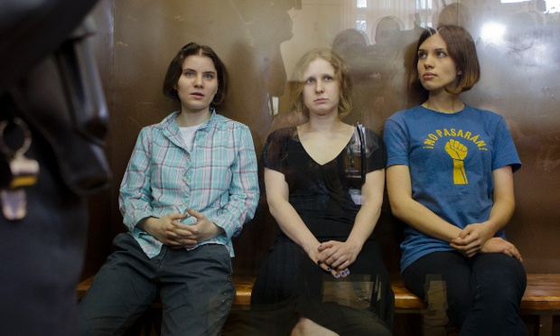 Three members of Pussy Riot sentenced to two years jail & Release new single 'Putin Lights The Fires'