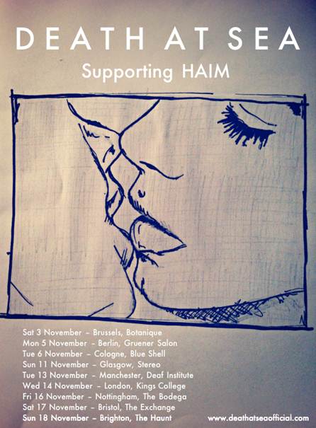 Death At Sea tour w/ Haim and release DRAG (stream)