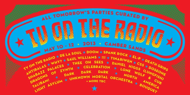 Death Grips, Why?, Steve Reich & Robyn Hitchcock added to ATP weekenders headlined by TV On The Radio & Deerhunter