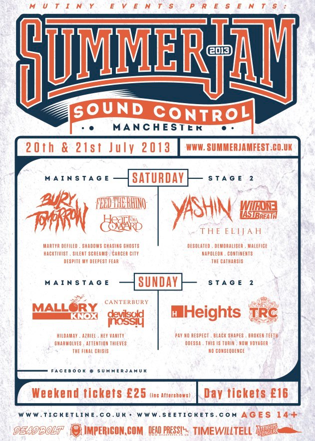 Summerjam Announces Day Splits