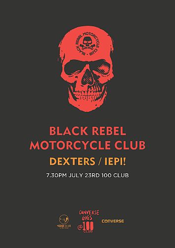 WIN! A PAIR of tickets for BRMC at Converse gigs, 100 Club, Tuesday !