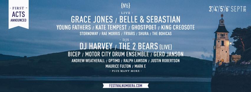 BELLE & SEBASTIAN and GRACE JONES for FESTIVAL NO.6 2
