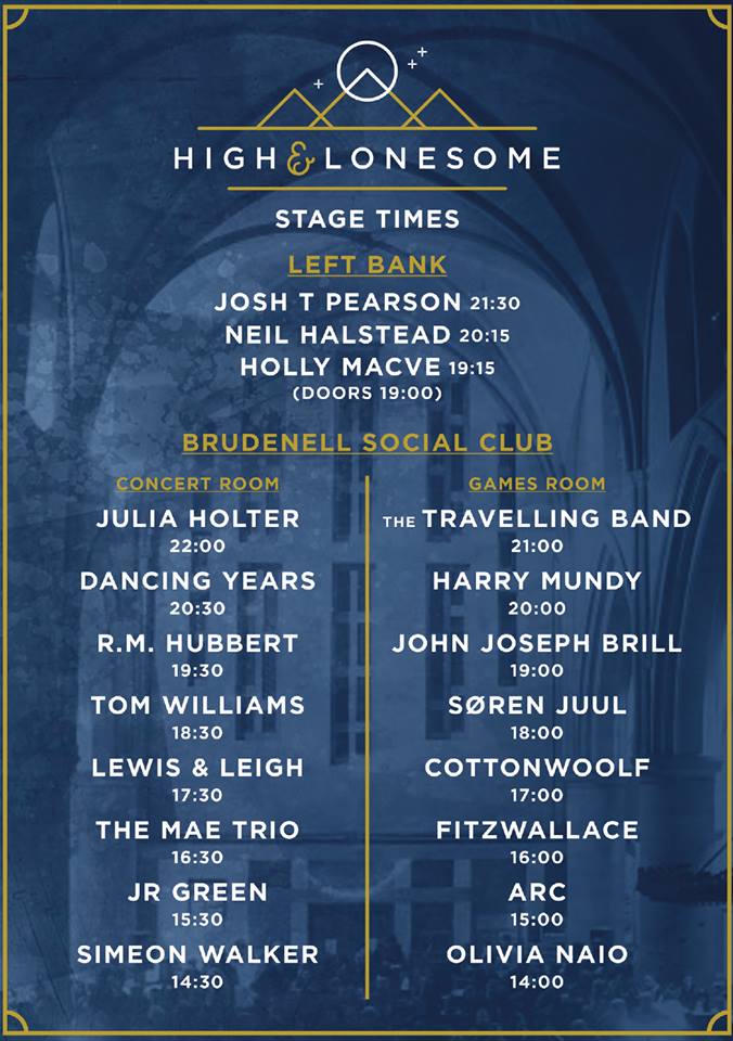 High & Lonesome Festival – Leeds, 14th November 2015 1