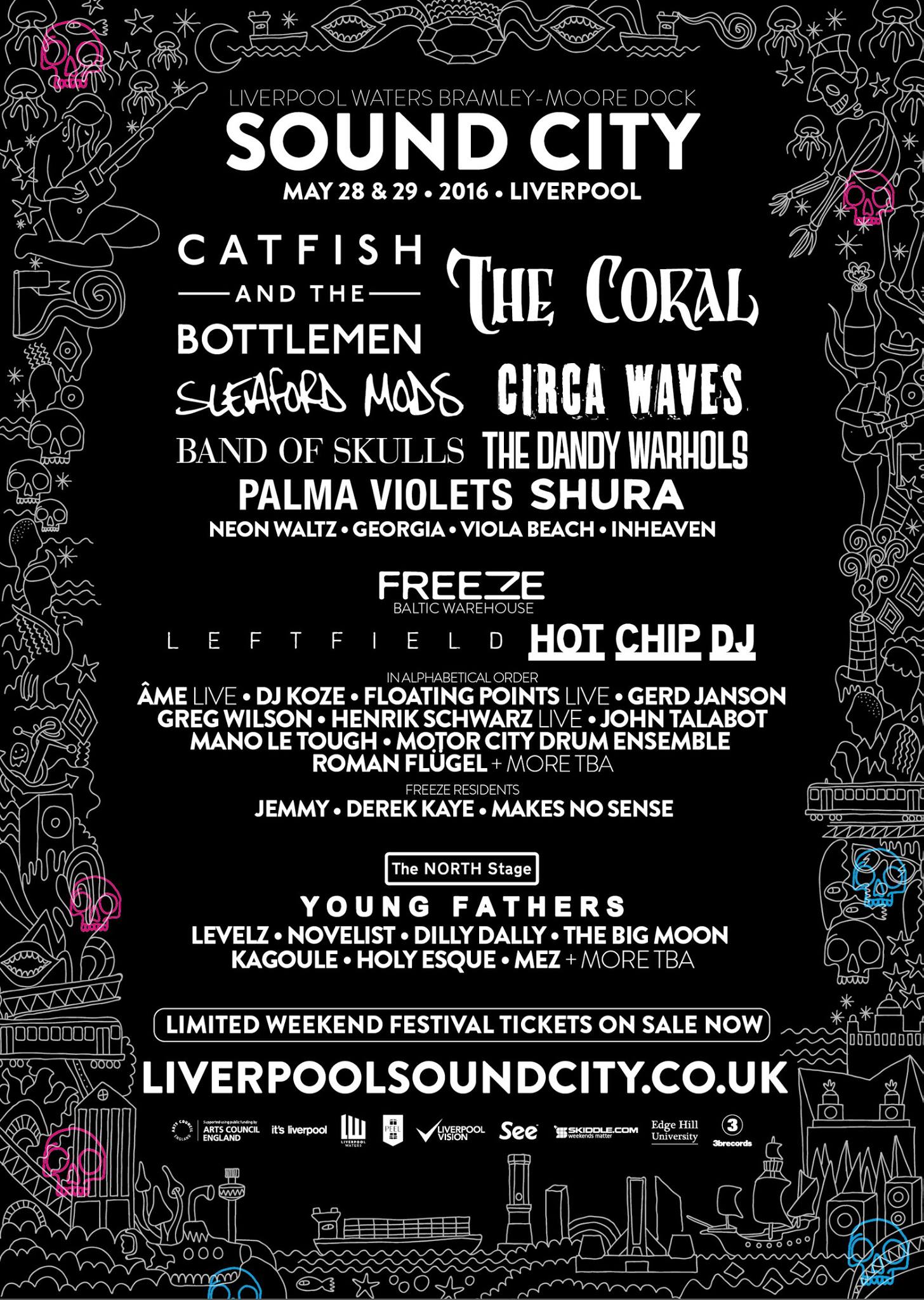NEWS:  more names confirmed for Liverpool Sound City 2016