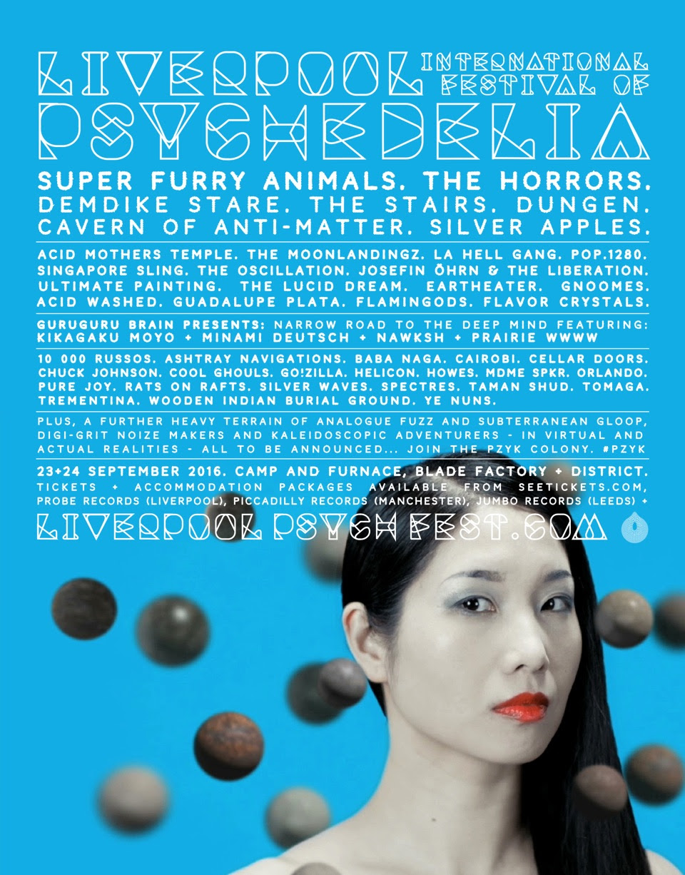 NEWS: first acts revealed for Liverpool Psych Fest 2016
