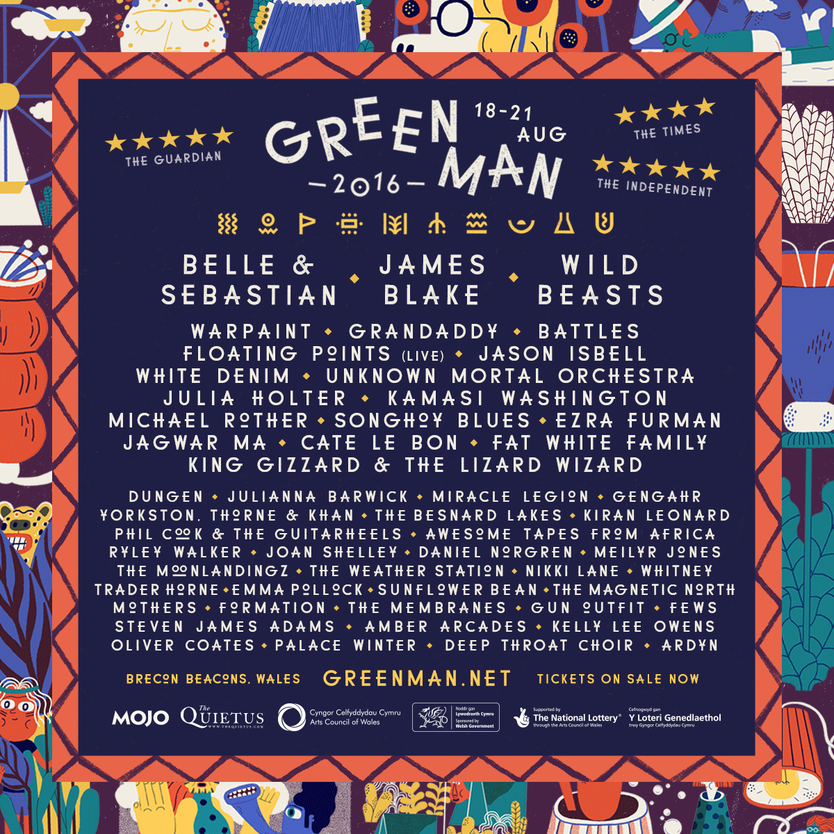 NEWS:  Tindersticks, Suuns, The Unthanks and more new names for Green Man 2016