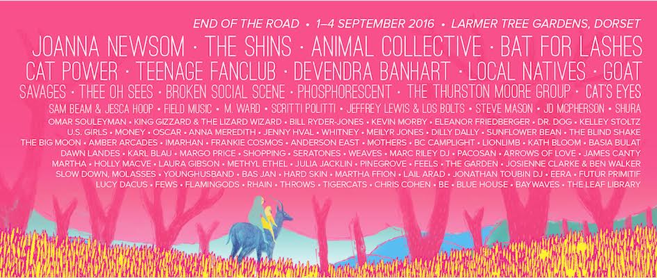 NEWS:  The Shins, Cat's Eyes and more added to End of The Road 2016