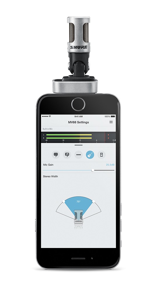 SHURE MOTIV MV88 microphone review