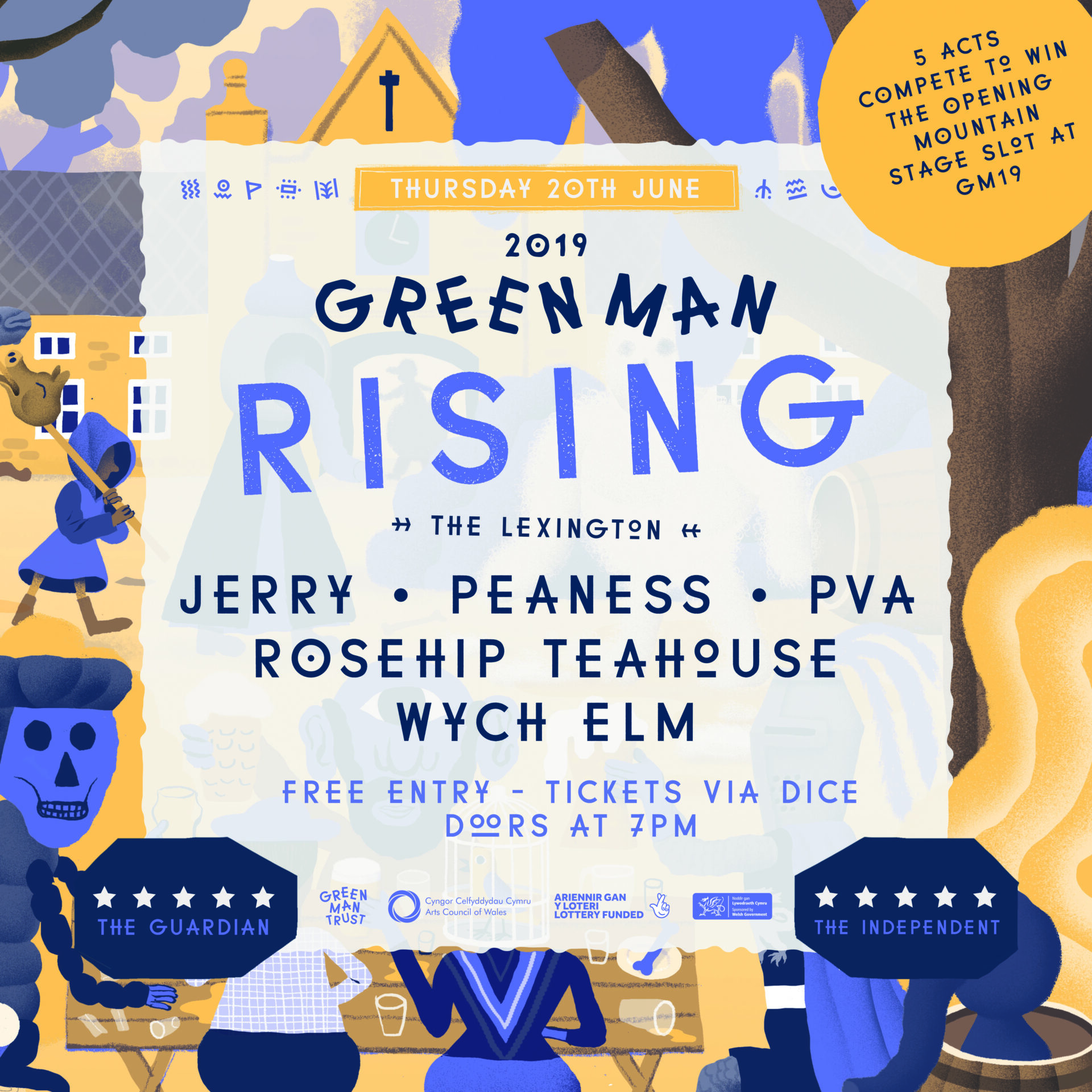 Green Man Rising - The Final - Tonight at The Lexington