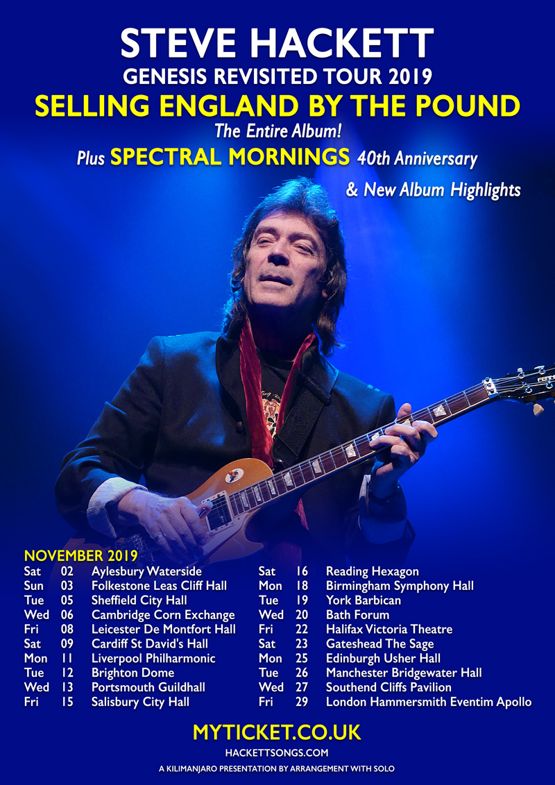PREVIEW: Steve Hackett - Genesis Revisited 2019