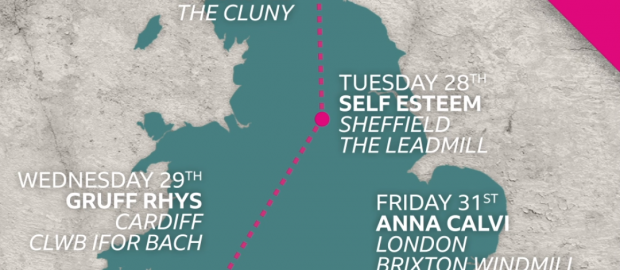 NEWS: Anna Calvi, Frank Turner, Gruff Rhys, Nadine Shah, Skinny Pelembe and Self Esteem amongst acts for Lamacq's 'Homecoming Tour' for Independent Venue Week