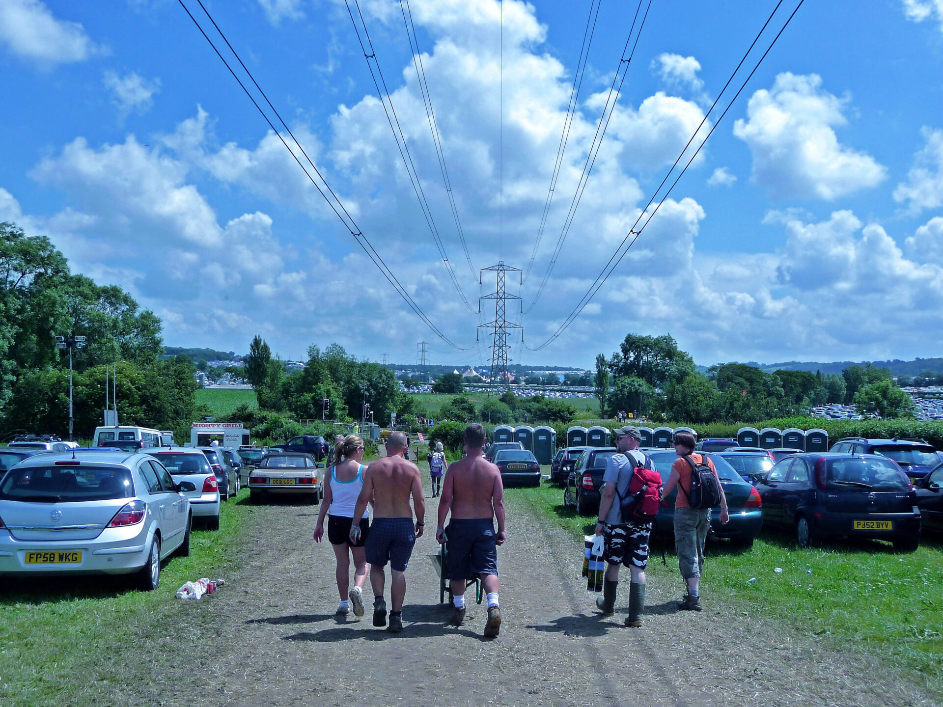 Entering Glastonbury 2009 scaled