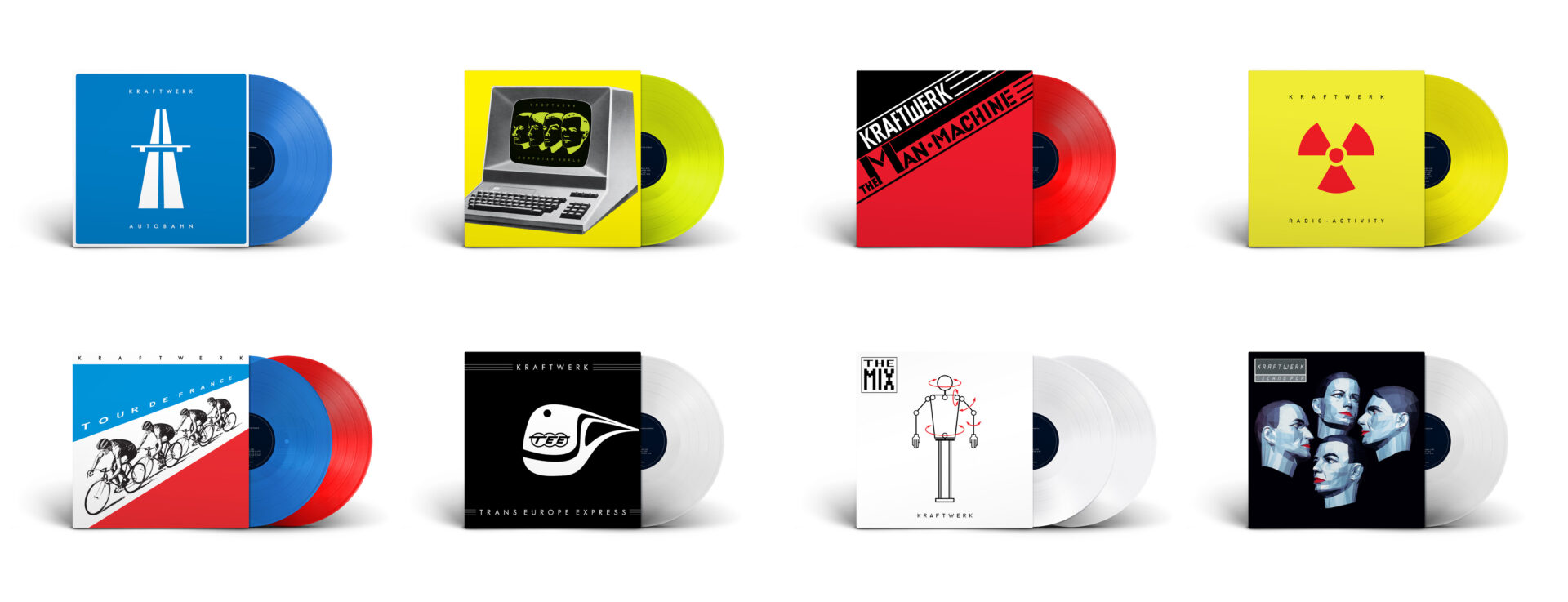 NEWS: Kraftwerk limited edition Coloured Vinyl LPs announced