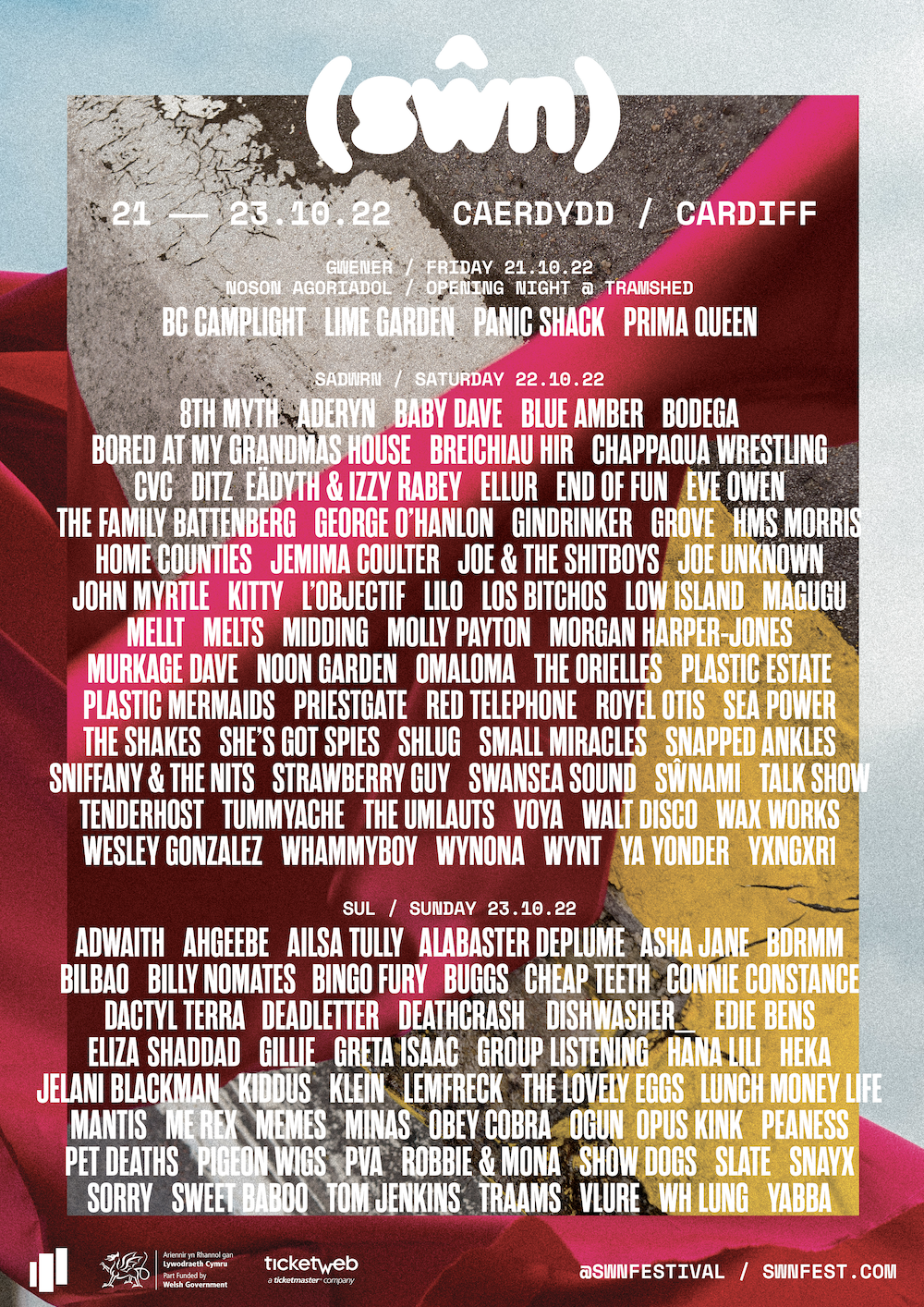 NEWS: Sorry, The Lovely Eggs, Vlure, Lunch Money Life, Molly Payton amongst new additions for Sŵn  Festival