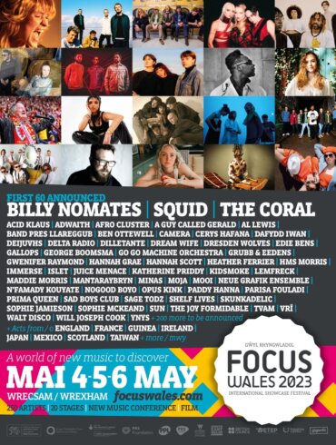 NEWS: Billy Nomates, Dream Wife, The Coral, A Guy Called Gerald, The Joy Formidable amongst first wave of acts for Focus Wales 2023