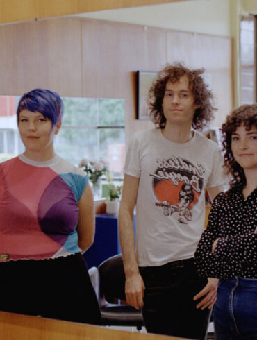 The three members of the band Cable Ties