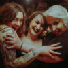 The three members of the band Death Pill