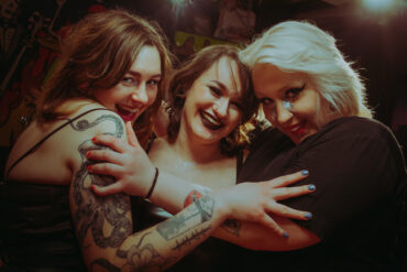 The three members of the band Death Pill
