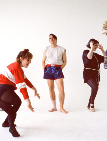 Will Butler and the four members of Sister Squares