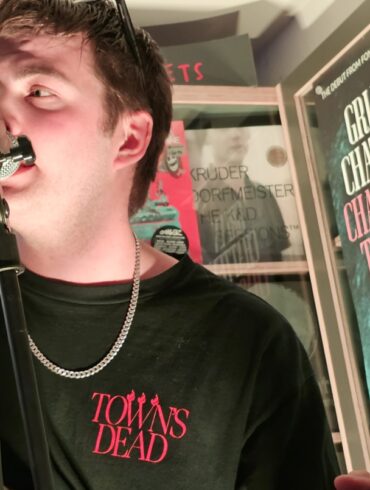 Grian Chatten onstage at Resident Records