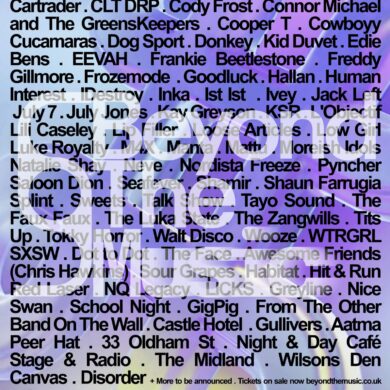 Beyond The Music - Discovered Line Up Poster