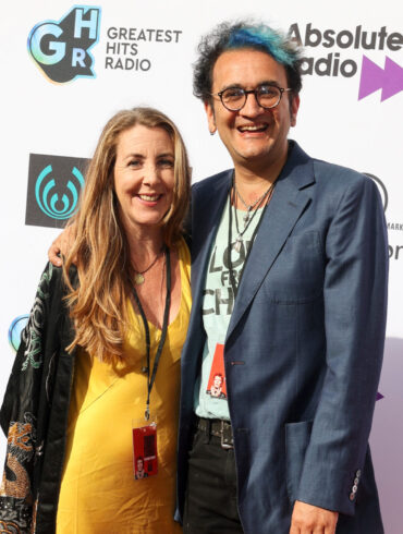 1. Lead Image. Tim Arnold and Kate Alderton at The Ziggy Stardust Premiere July 3rd 2023 photo by Cat Morley