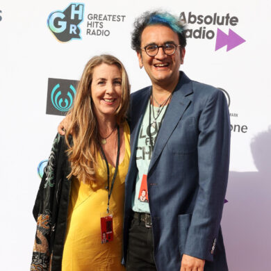 1. Lead Image. Tim Arnold and Kate Alderton at The Ziggy Stardust Premiere July 3rd 2023 photo by Cat Morley