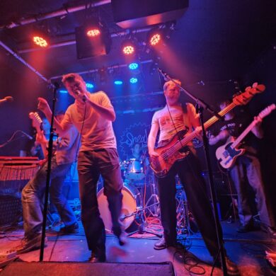 The band Hotel Lux at Sneaky Petes in Edinburgh