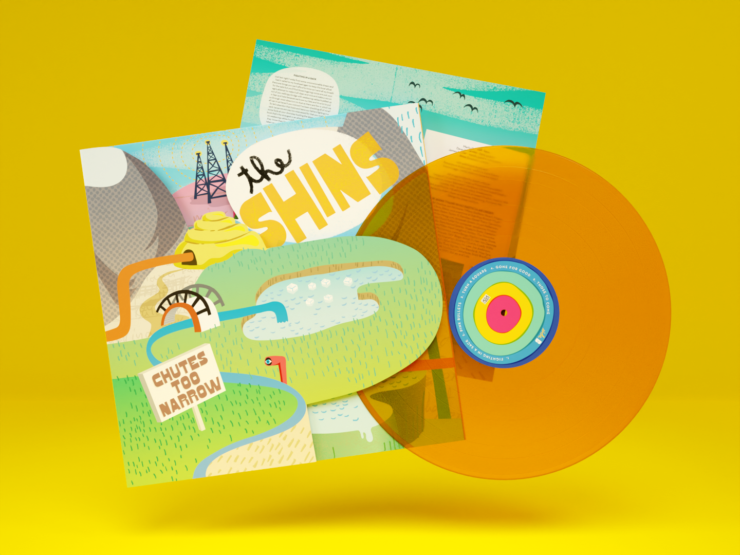The Shins album cover Chutes Too Narrow