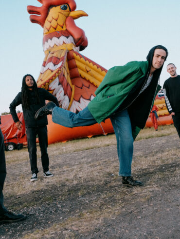 The four members of the band Folly Group