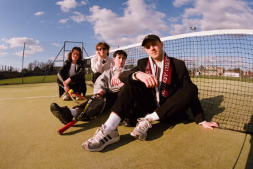 The four band members of the band Courting