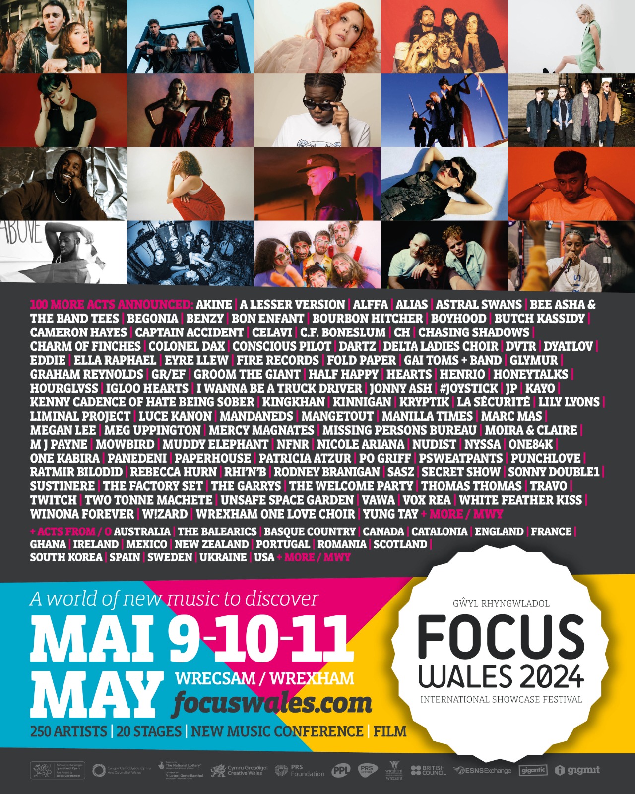 100 new acts