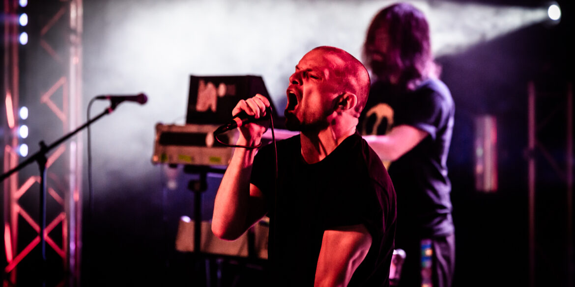 Benefits performing at Rockaway Beach festival 2024. Bognor Regis, UK