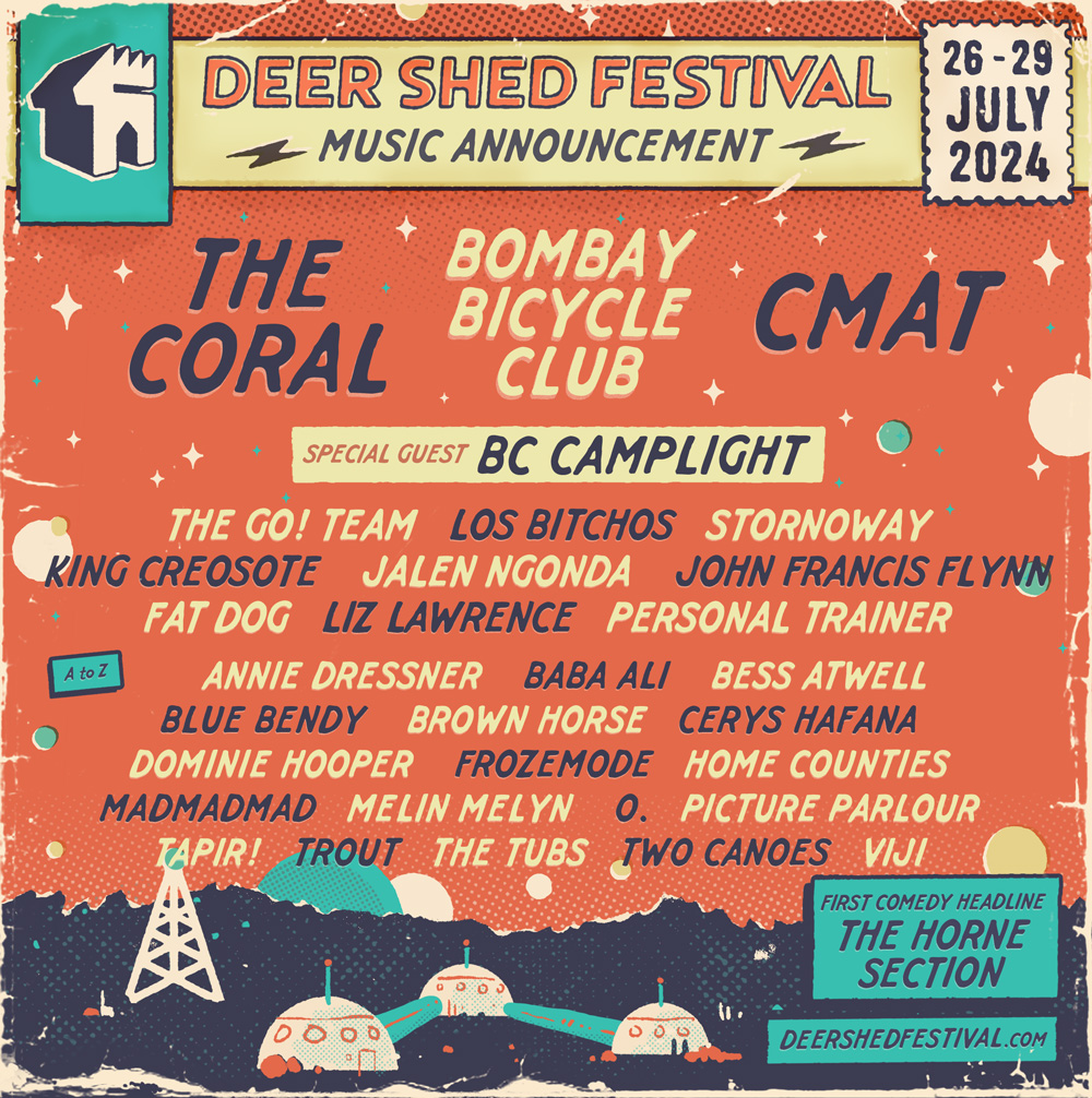 Deer Shed Line Up Poster Jan 24