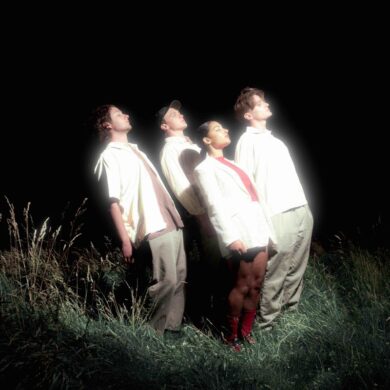 The four members of the band English Teacher