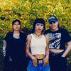 The three members of the band Shooting Daggers