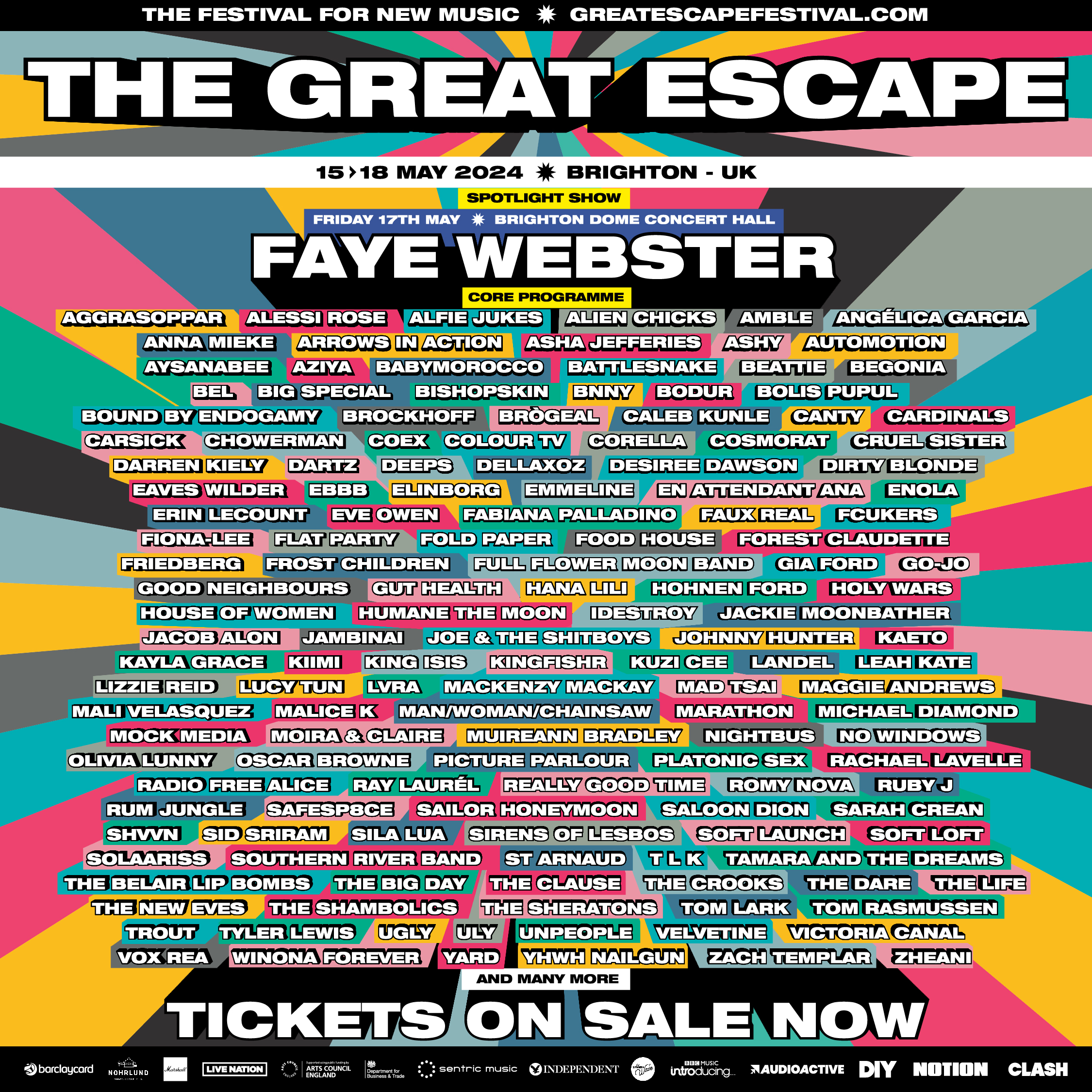 The Great Escape poster 2024