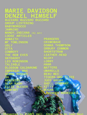 Poster of line-up for Fair Play festival 2024 in Manchester