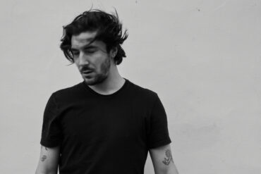 Black and white photo of singer Jaws the Shark