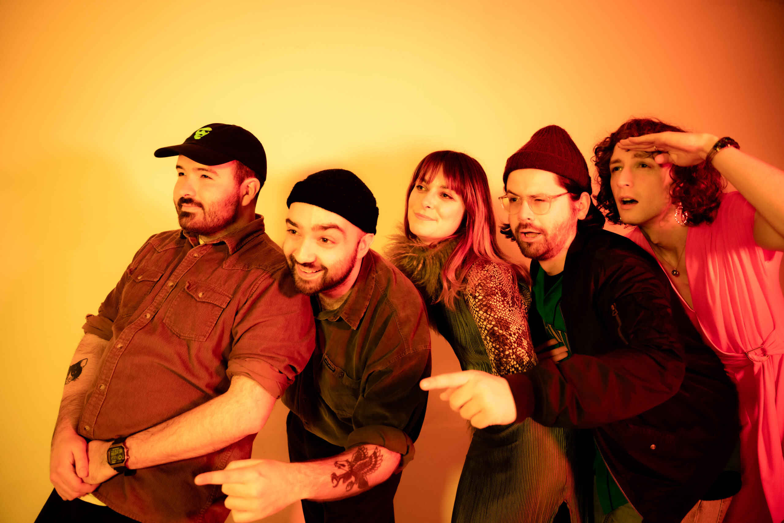The five piece band Bikini Body