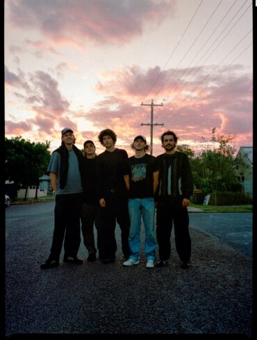 The five members of the Australian band dust