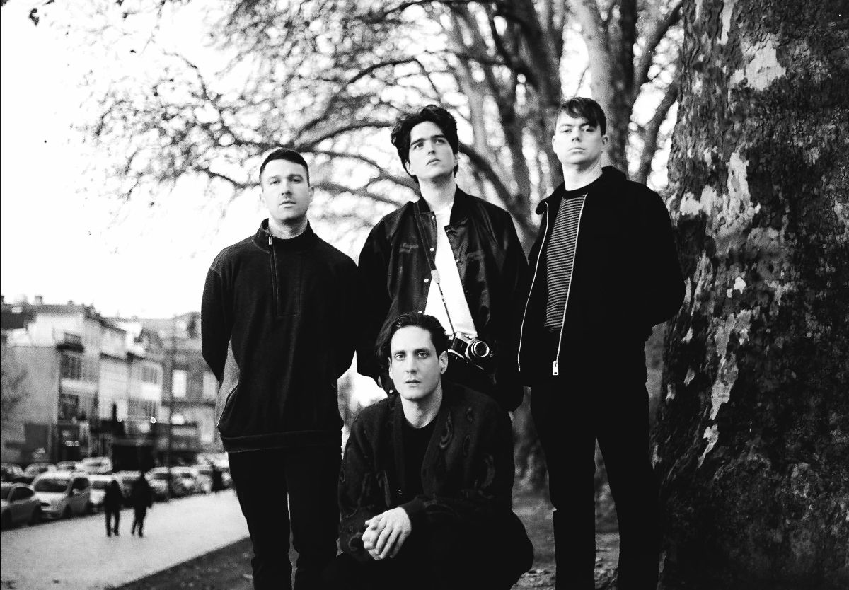 Black and white photo of the band Scattered Ashes