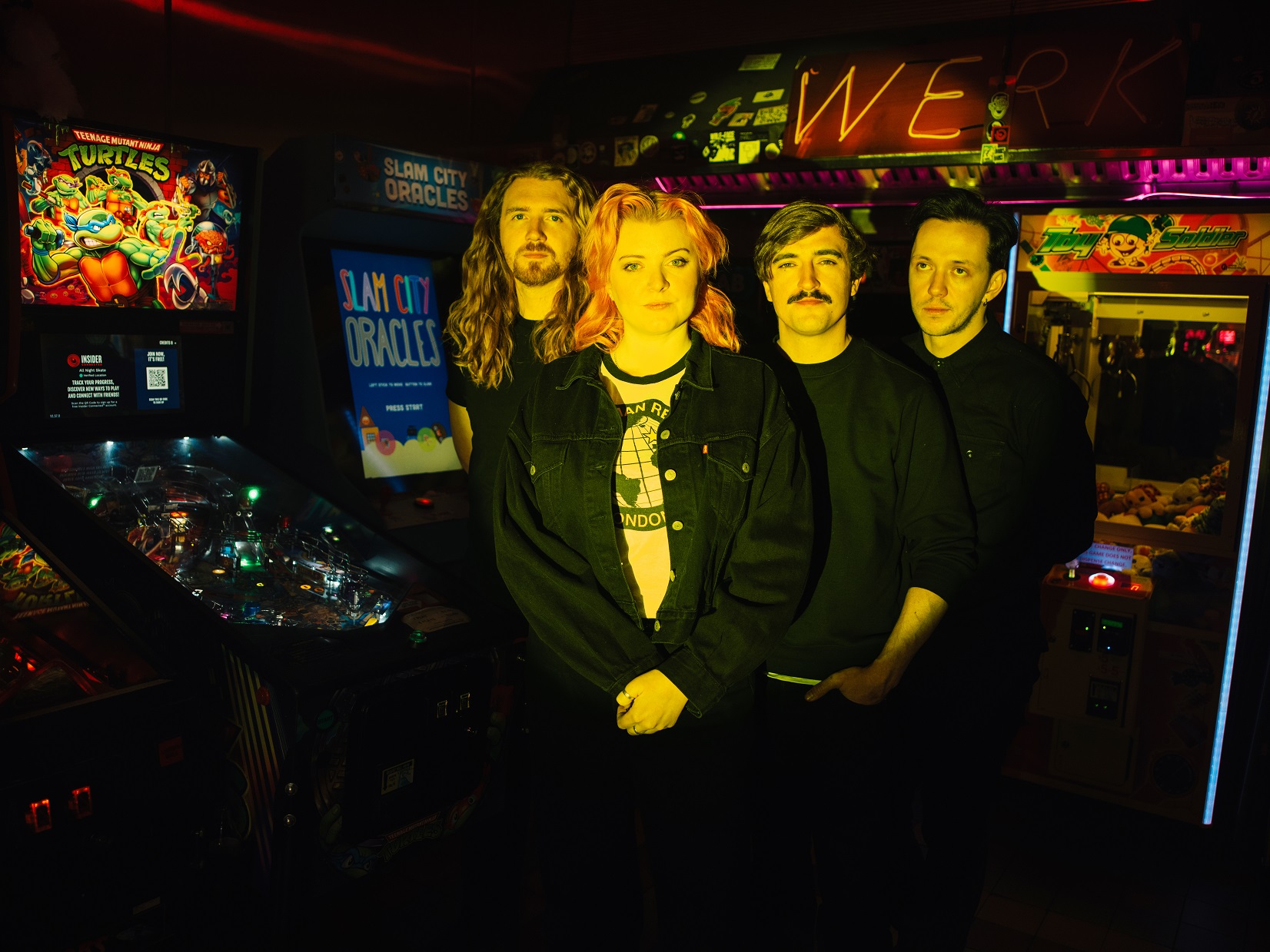 The four members of the band Sprints