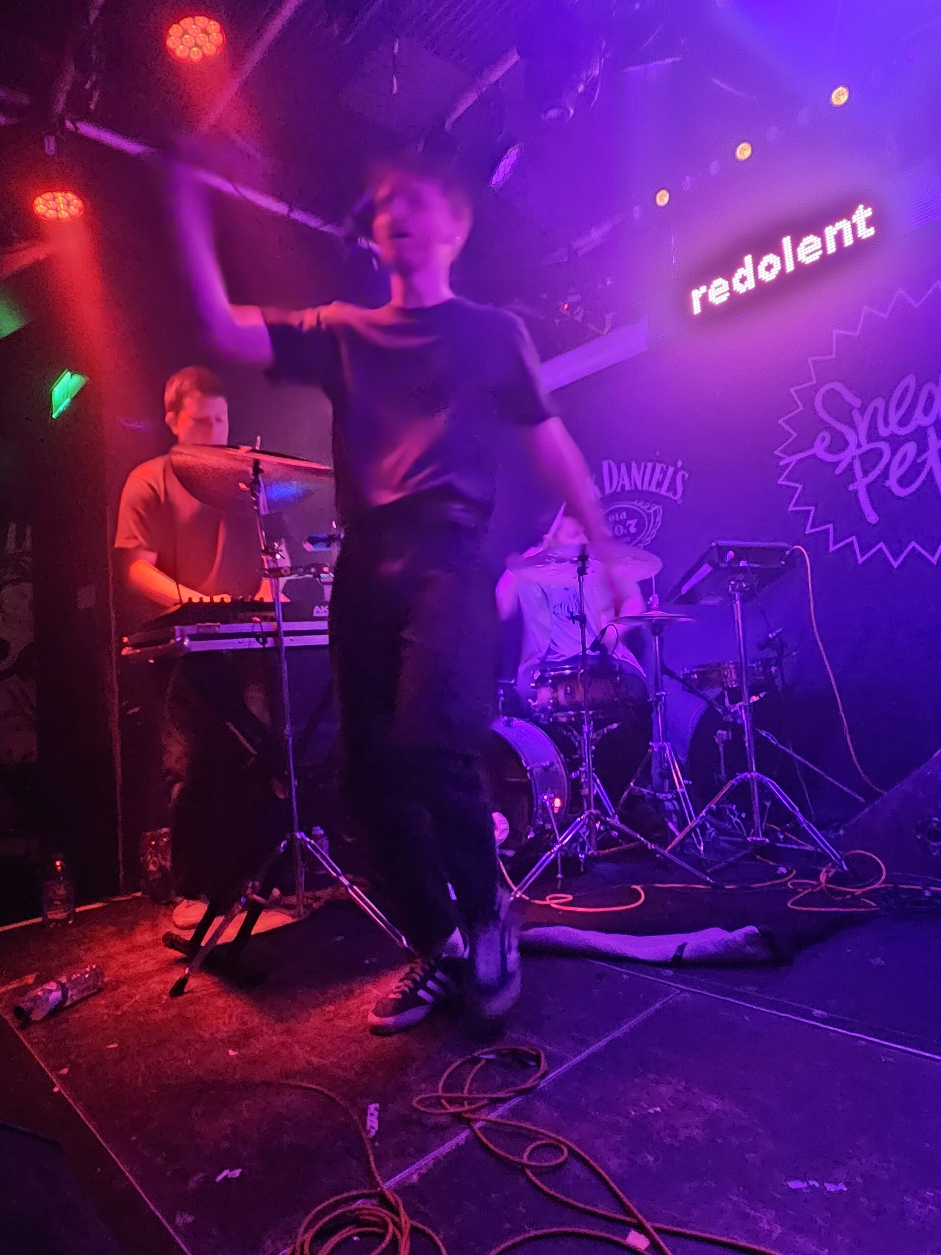 Edinburgh based band rEDOLENT onstage in Edinburgh's Sneaky Petes.
