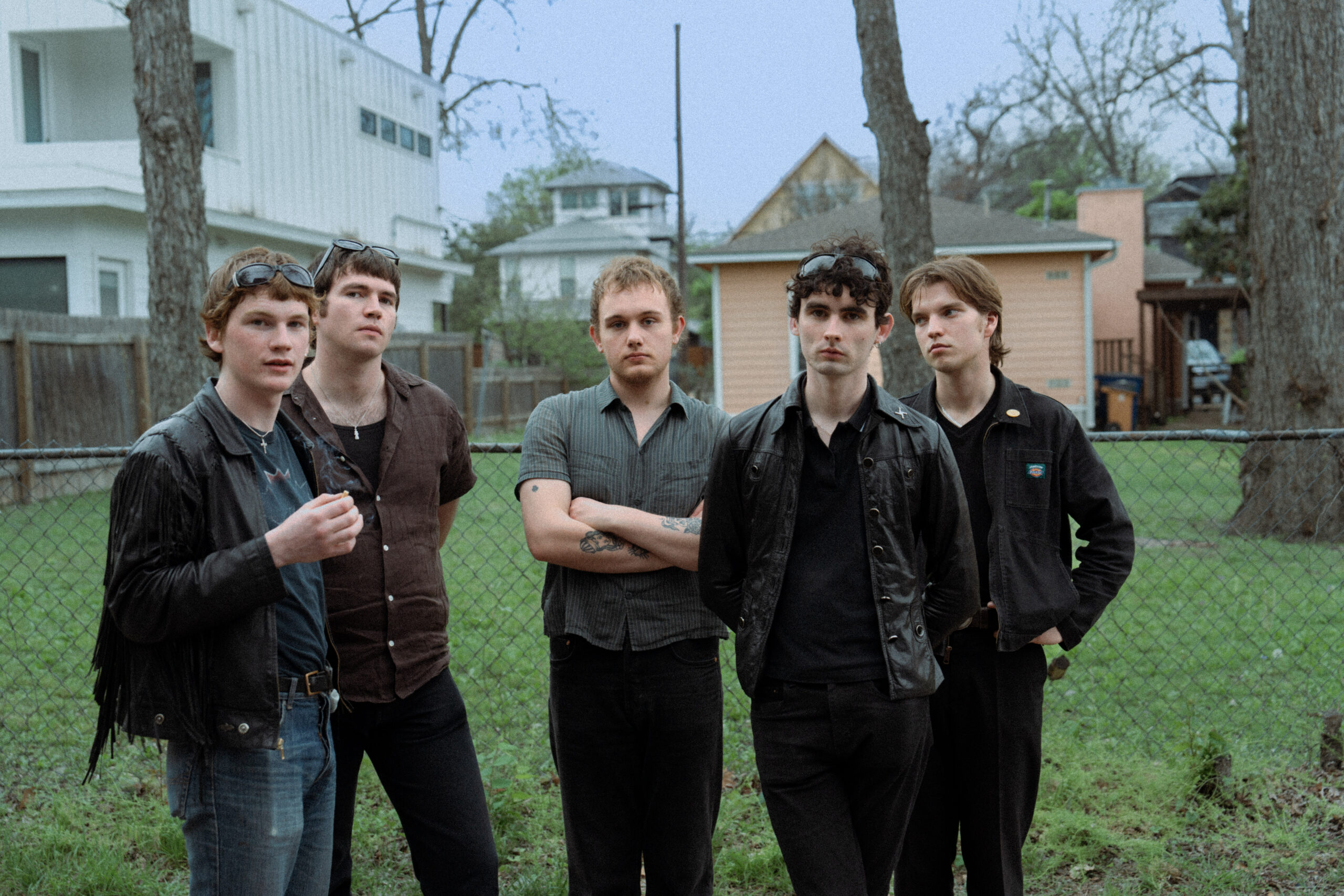 The five members of the band Cardinals