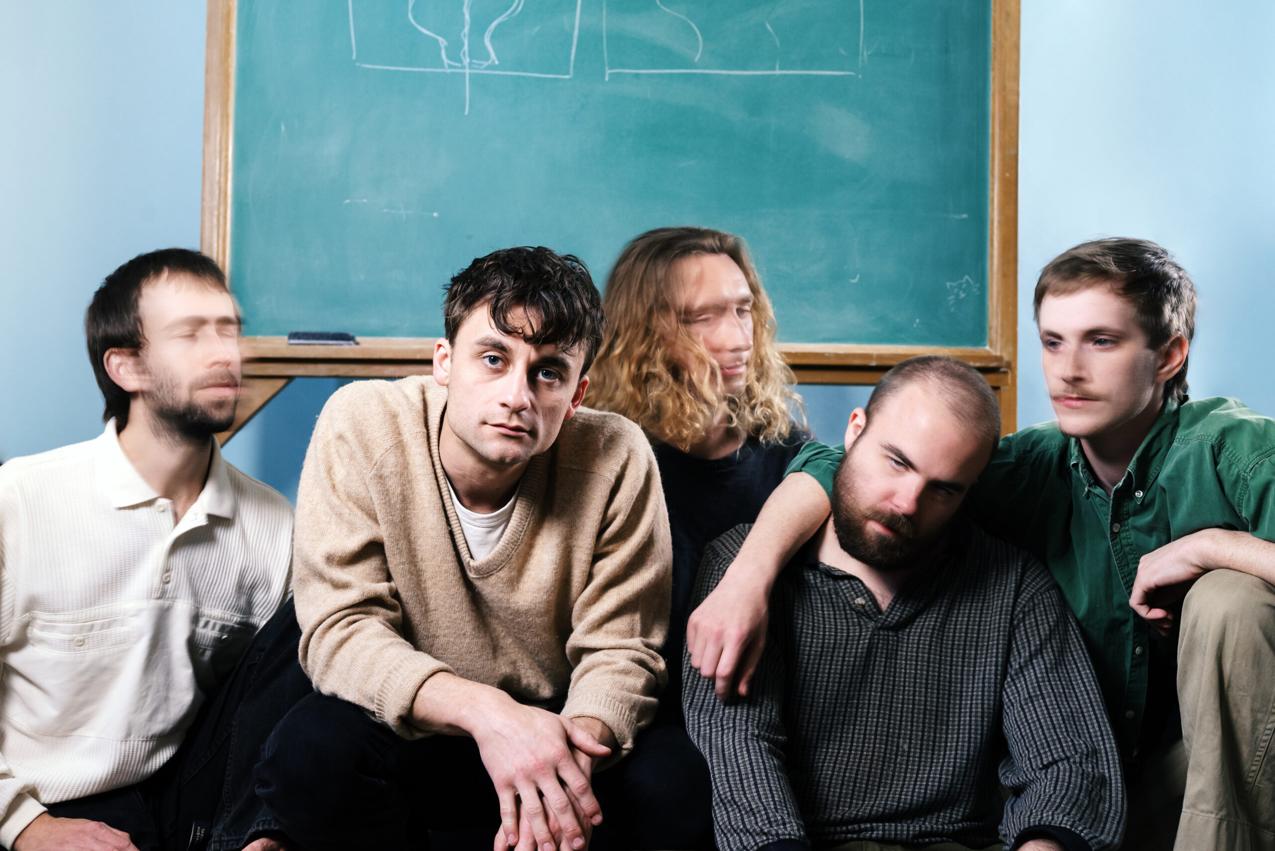 The five members of the band Font