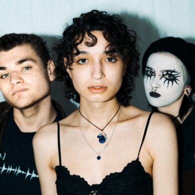 The three members of the band Jopy