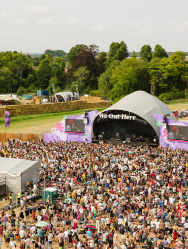 Andre 3000 performing on the mainstage at We Out Here Festival