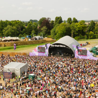 Andre 3000 performing on the mainstage at We Out Here Festival